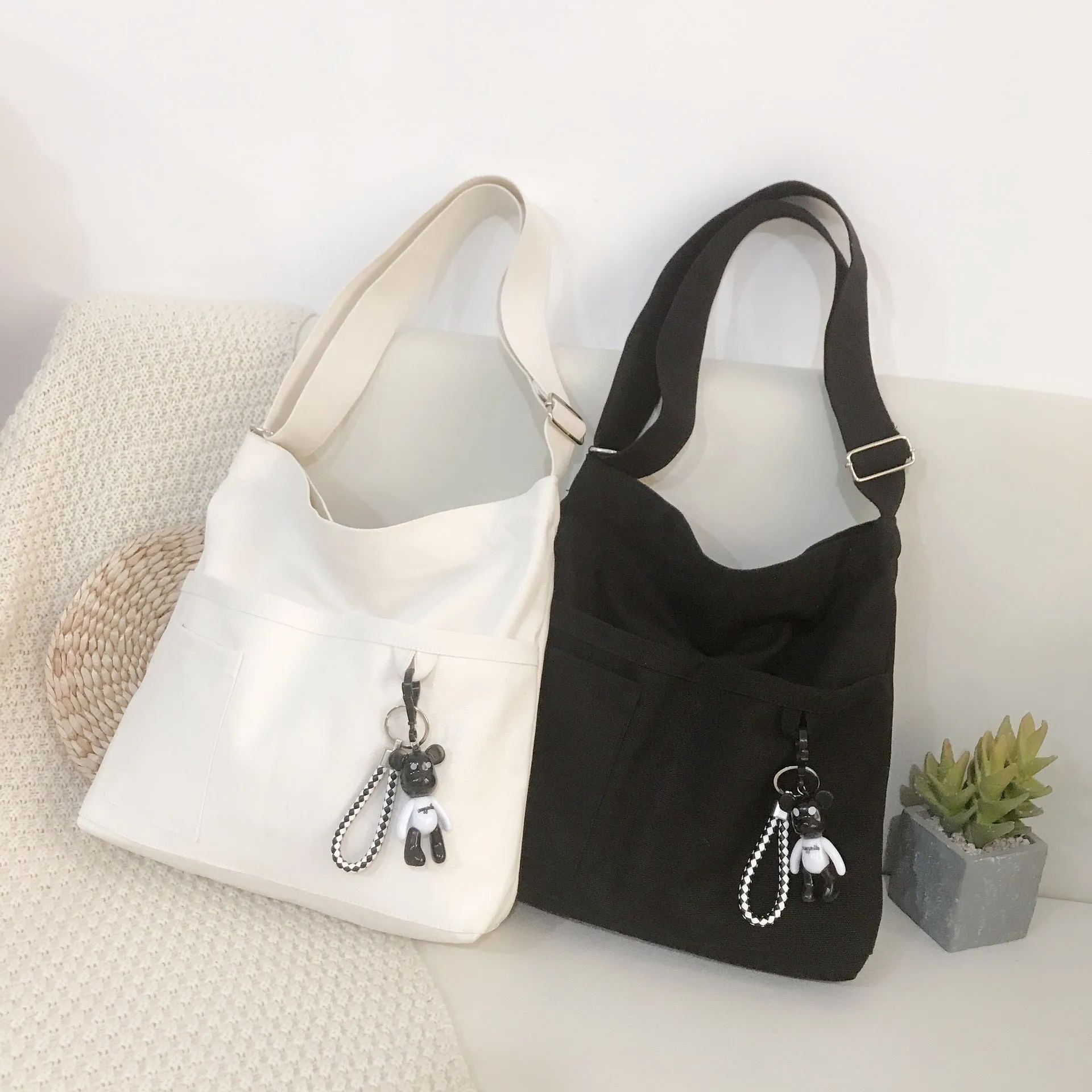 Women's Custom Korean Style Large Capacity Book Bags