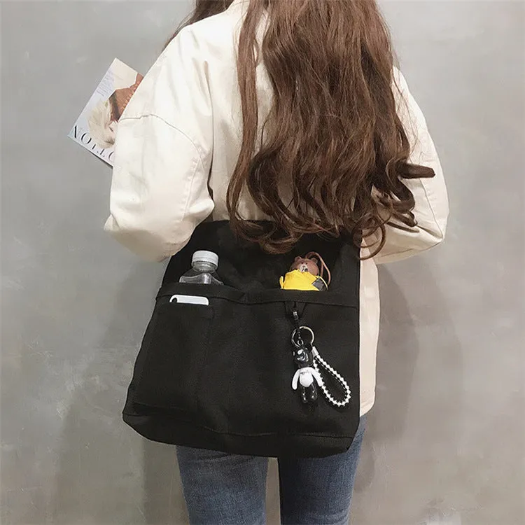 Women's Custom Korean Style Large Capacity Book Bags