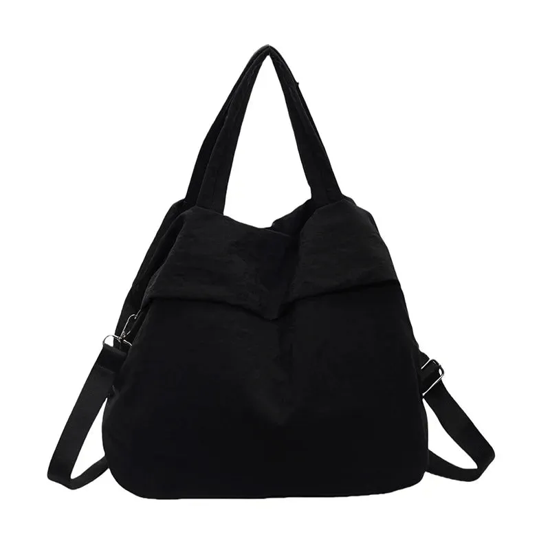 Women's Tote Handbag & Crossbody Shoulder Bag – Large Nylon Waterproof Hobo Bag with Adjustable Strap