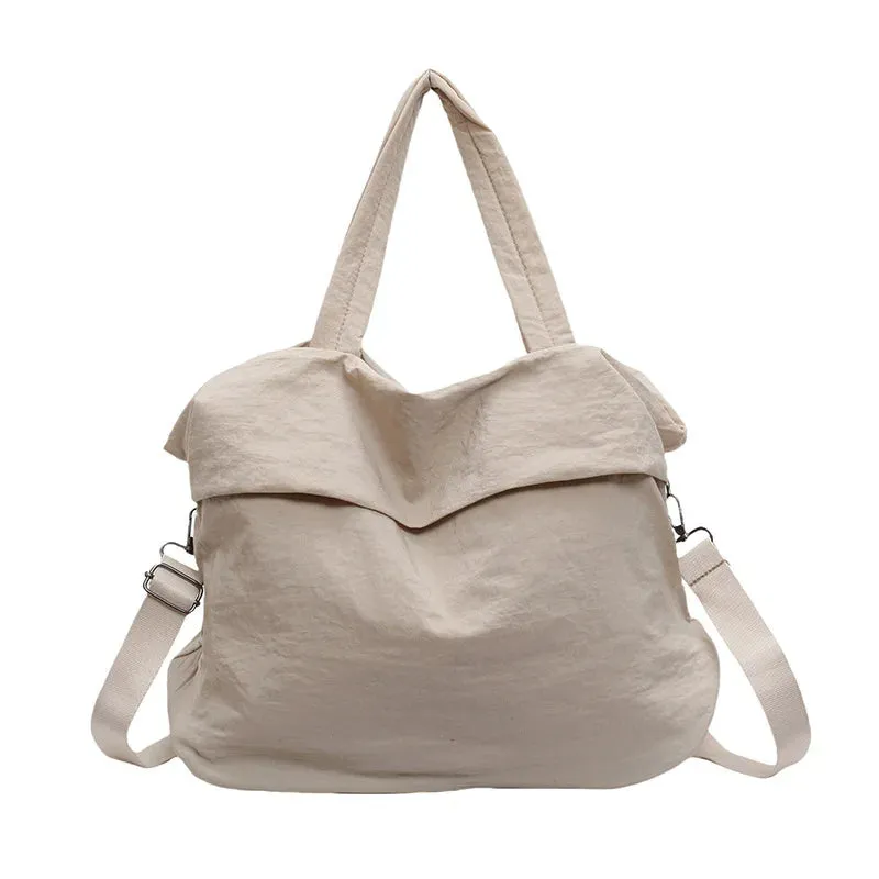 Women's Tote Handbag & Crossbody Shoulder Bag – Large Nylon Waterproof Hobo Bag with Adjustable Strap
