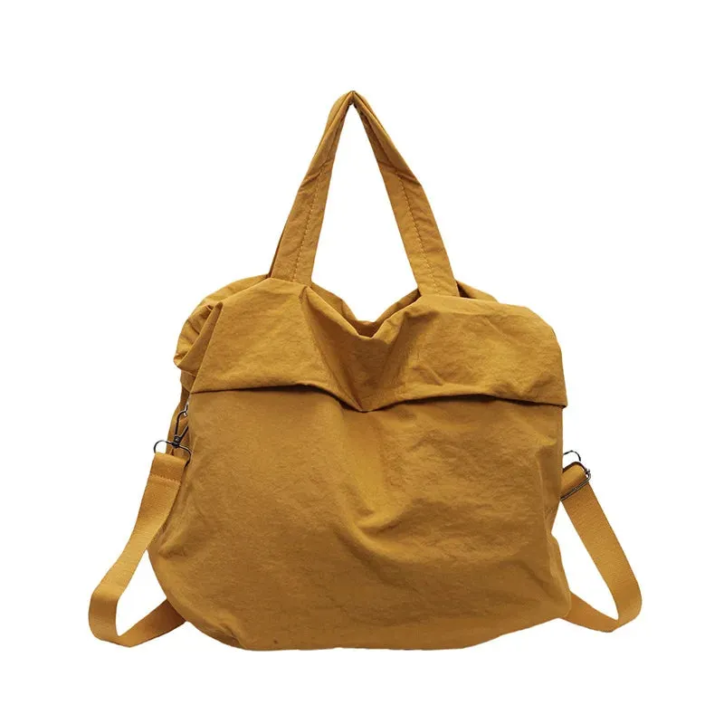 Women's Tote Handbag & Crossbody Shoulder Bag – Large Nylon Waterproof Hobo Bag with Adjustable Strap