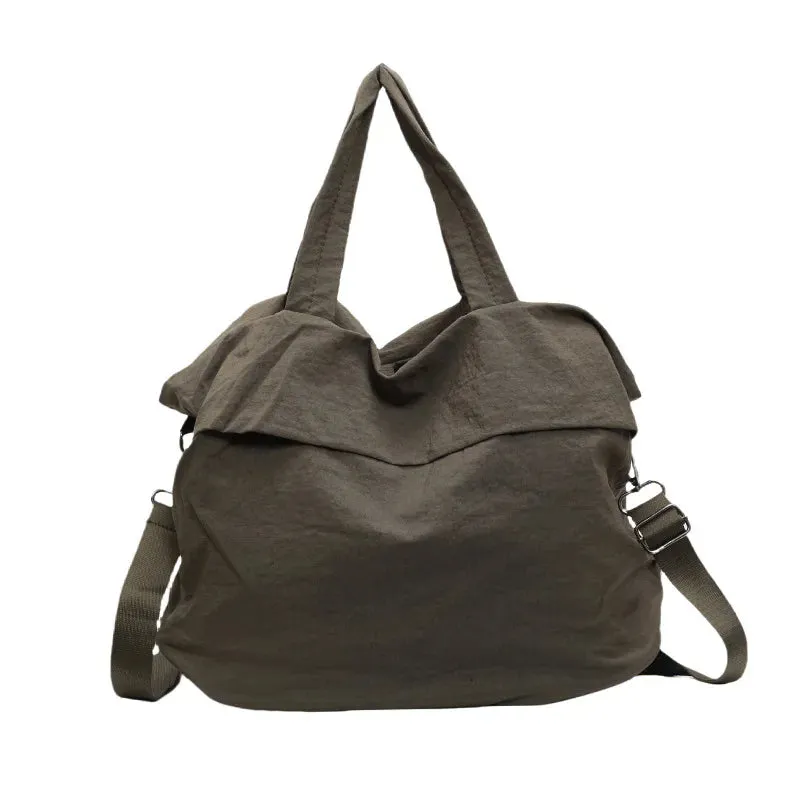Women's Tote Handbag & Crossbody Shoulder Bag – Large Nylon Waterproof Hobo Bag with Adjustable Strap