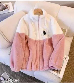 Wool Fur Jacket & Waistcoat For Women