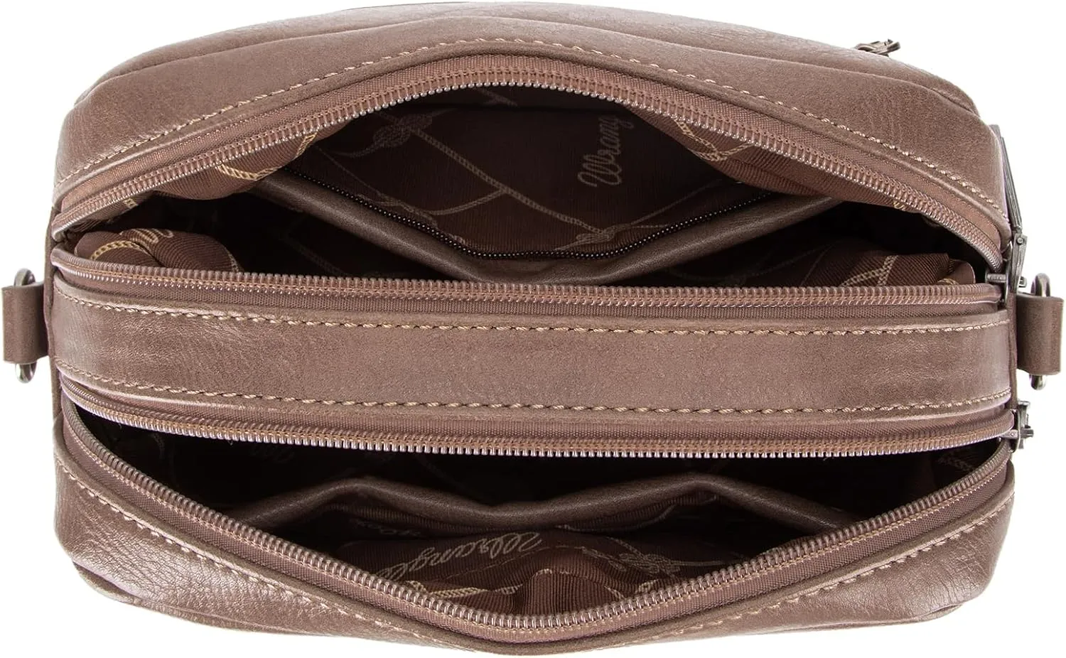 Wrangler Crossbody Purses for Women Trendy Camera Snapshot Bag with Wide Strap