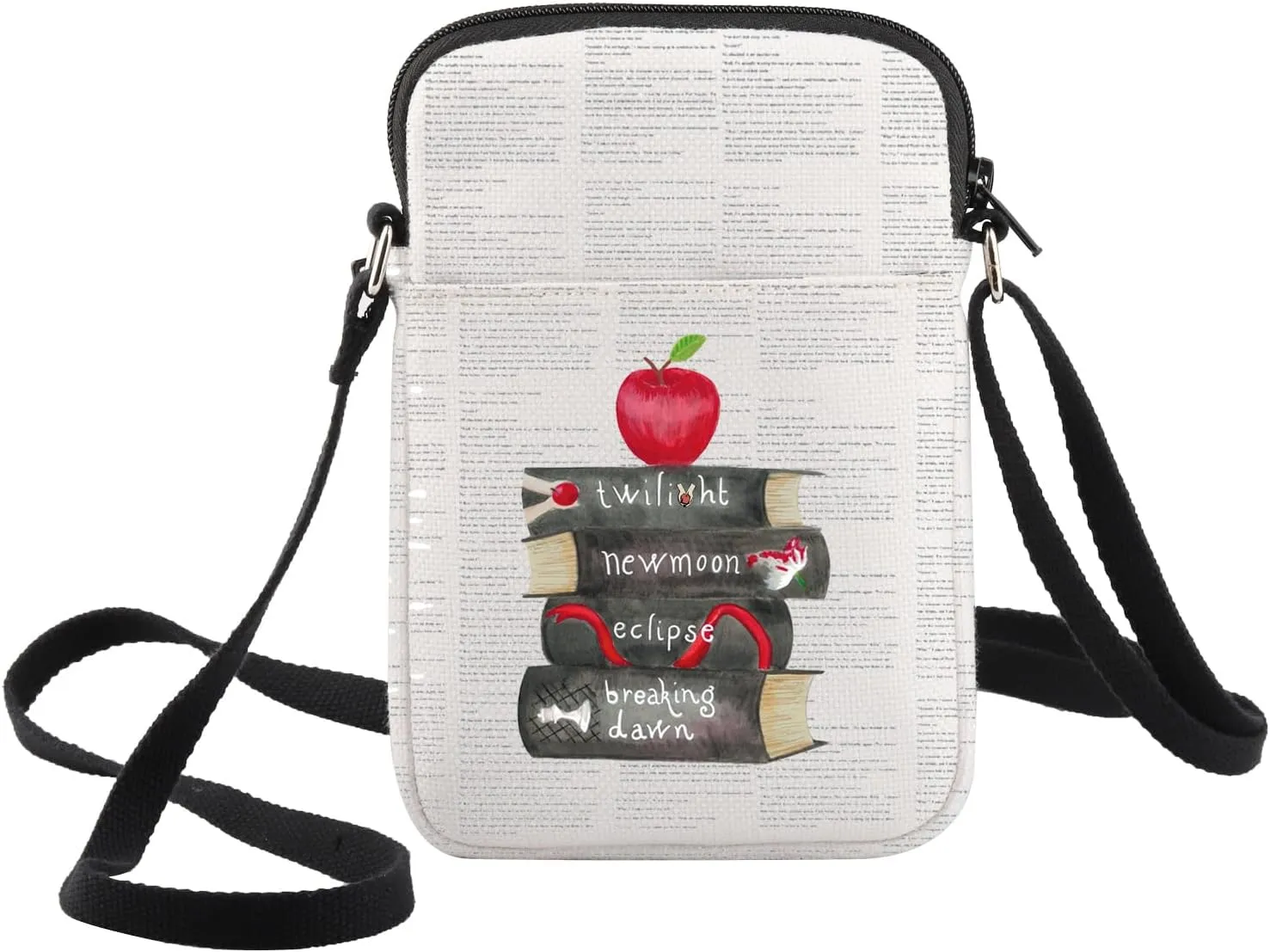 WZMPA Edward Cullen Crossbody Bag Bella Swan Fans Gift Edward Shoulder Bag Bella Swan Merchandise