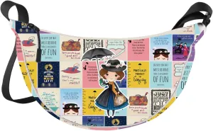 WZMPA Mary Crossbody Bag Mary Fans Gift Practically Perfect In Every Way Shoulder Bag Theater Drama Merchandise