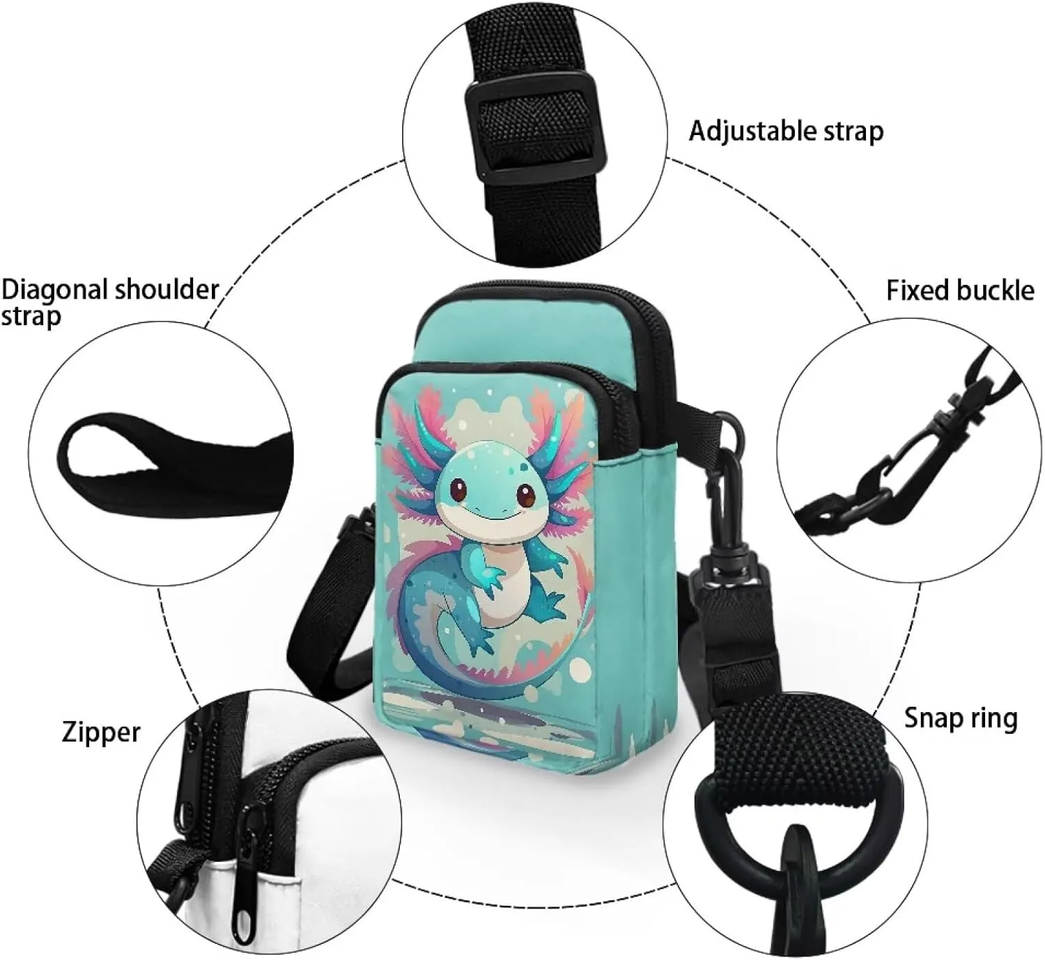 Xpyiqun Small Crossbody Bag Women Phone Purses Sling Shoulder Handbag Cross Body Pouch Wallet Bags