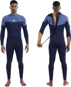 XUKER Women Men Wetsuit 2mm 3mm, Neoprene Wet Suits Front/Back Zip in Cold Water Full Body Dive Suit for Water Sports
