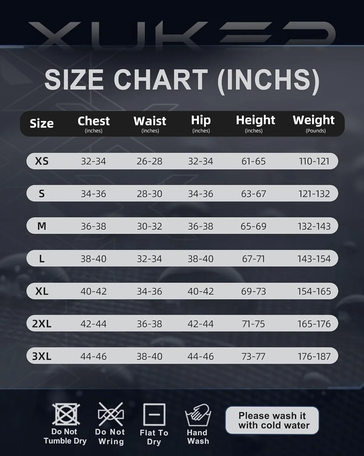 XUKER Women Men Wetsuit 2mm 3mm, Neoprene Wet Suits Front/Back Zip in Cold Water Full Body Dive Suit for Water Sports