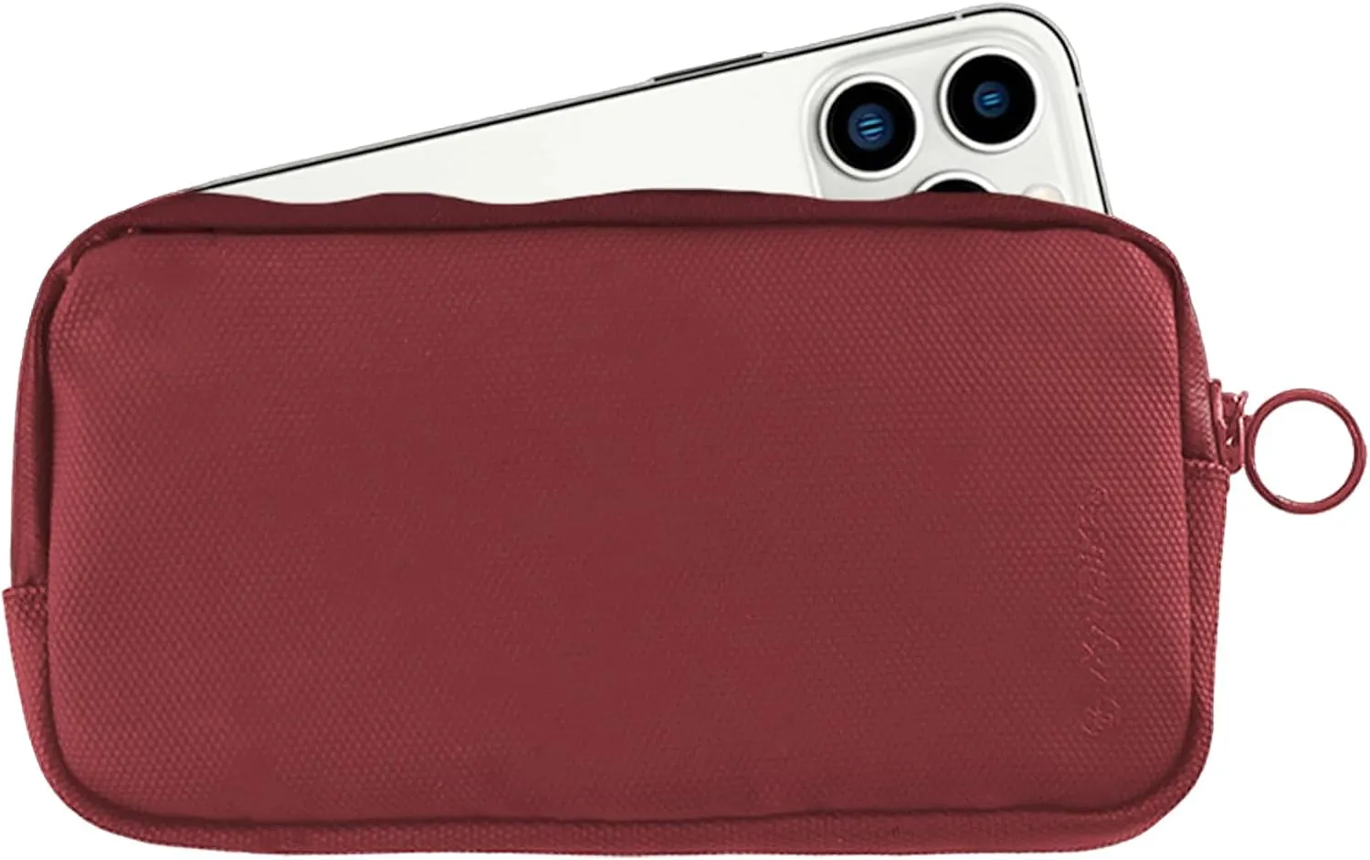 YKYWBIKE Cycling Essentials Case,Waterproof Cell Phone Bag,Bike Tools Kit Pouch for Jersey,Sweat-proof Cycling Wallet,Dirt-resistant Cycling Pouch Bag Burgundy