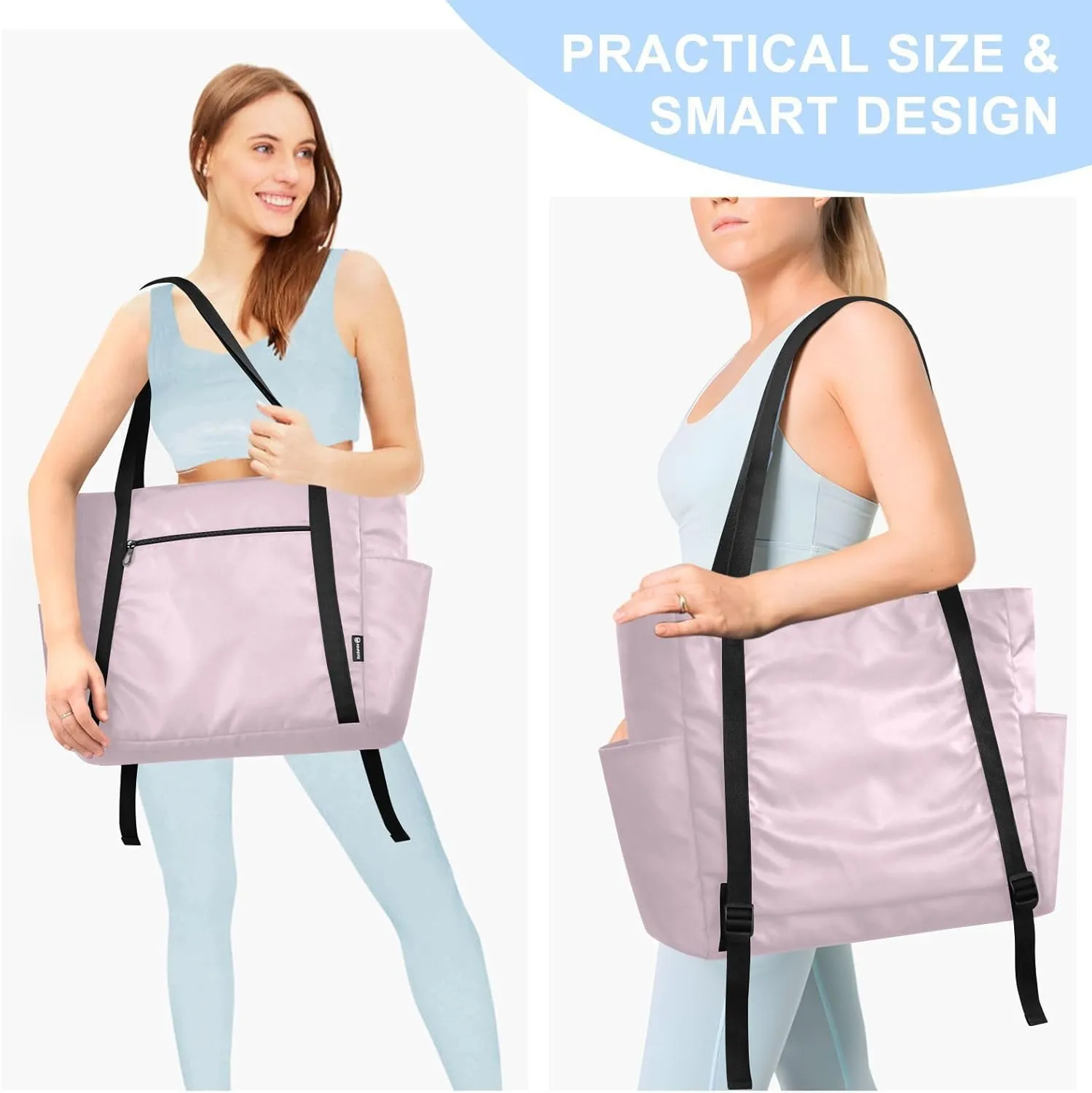 Yoga Mat Bag for Women Adjustable Yoga Gym Bag with Pockets
