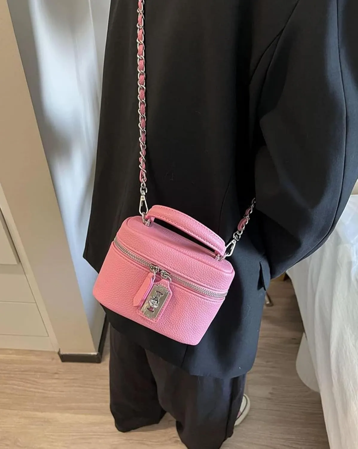YXBQueen Crossbody Bag for Women Small Top-Handle Pouch Purse Designer Shoulder Handbag Luxury Leather Crossbody Purses