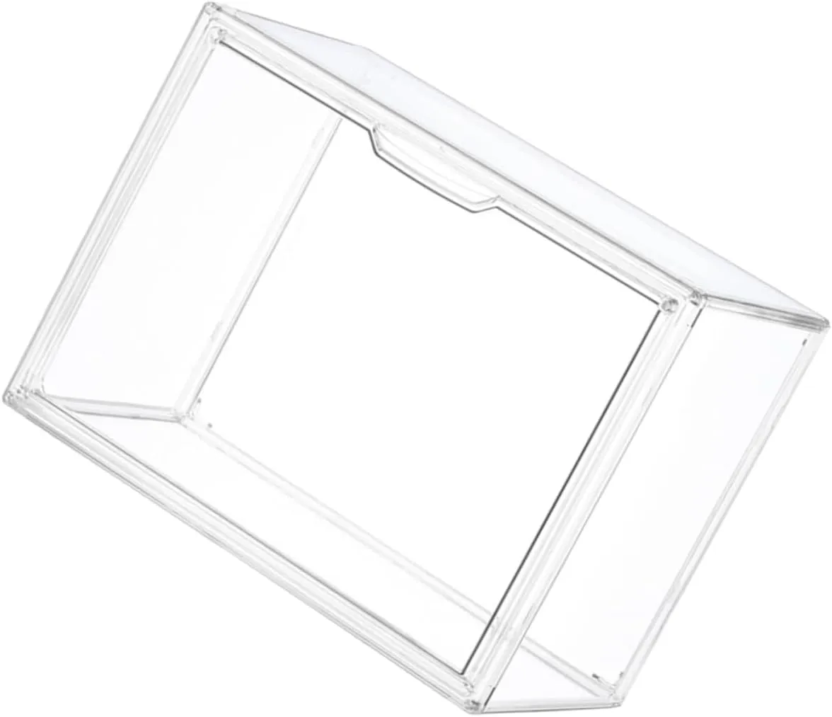 Zerodeko Box Magnetic Storage Box Statue Display Case Clear Display Case Figurine Model Storage Holder Action Figure Display Case Doll Display Case Models The Pet Bags Bread Rack