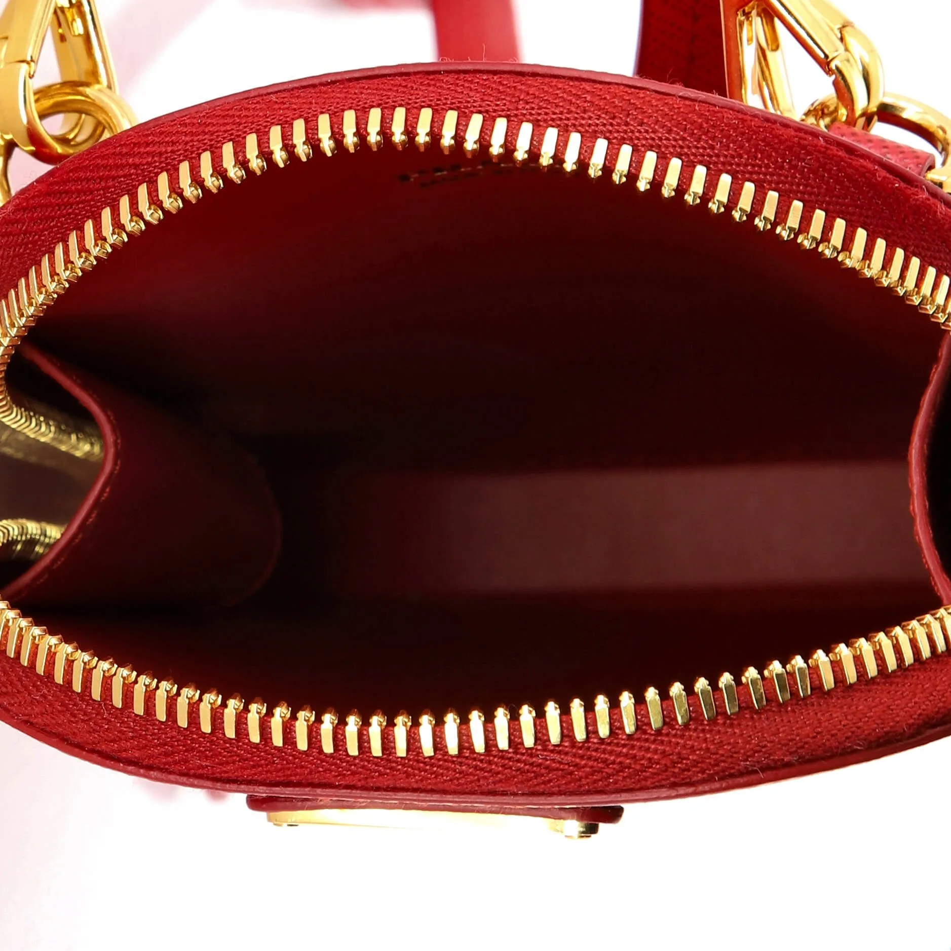 Zip Phone Holder Crossbody Bag Saffiano Leather