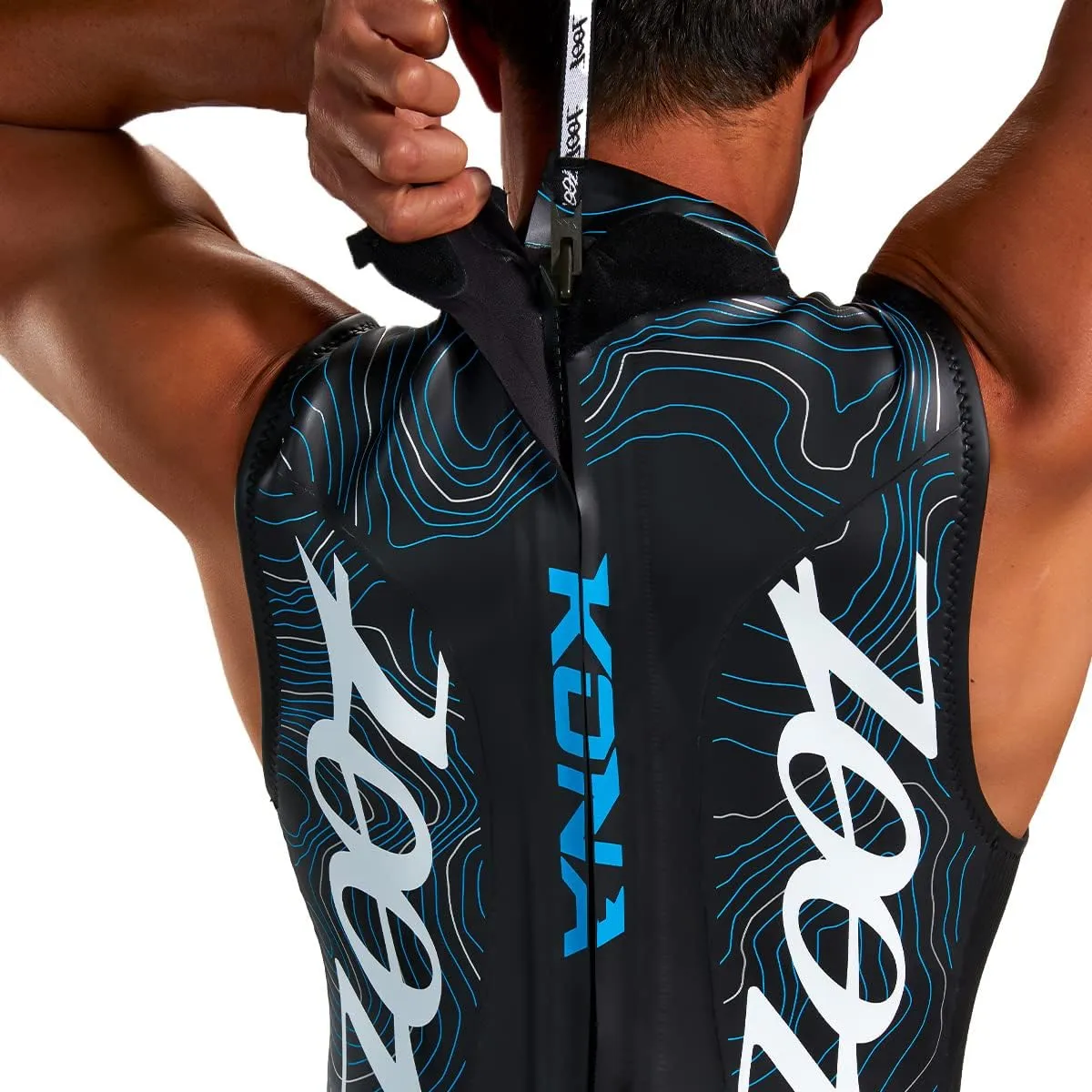 Zoot Men's Triathlon Kona 2.0 Wetsuit, Sleeveless Neoprene Triathlete Suit for Open Water Swimming Ironman Racing Wetsuit