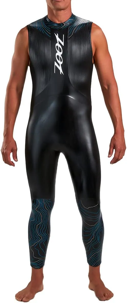 Zoot Men's Triathlon Kona 2.0 Wetsuit, Sleeveless Neoprene Triathlete Suit for Open Water Swimming Ironman Racing Wetsuit
